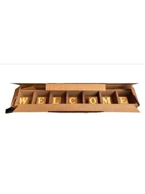 Country Welcome Letters By Sexton Interiors Gift Inc  Exclusive Boxed Set